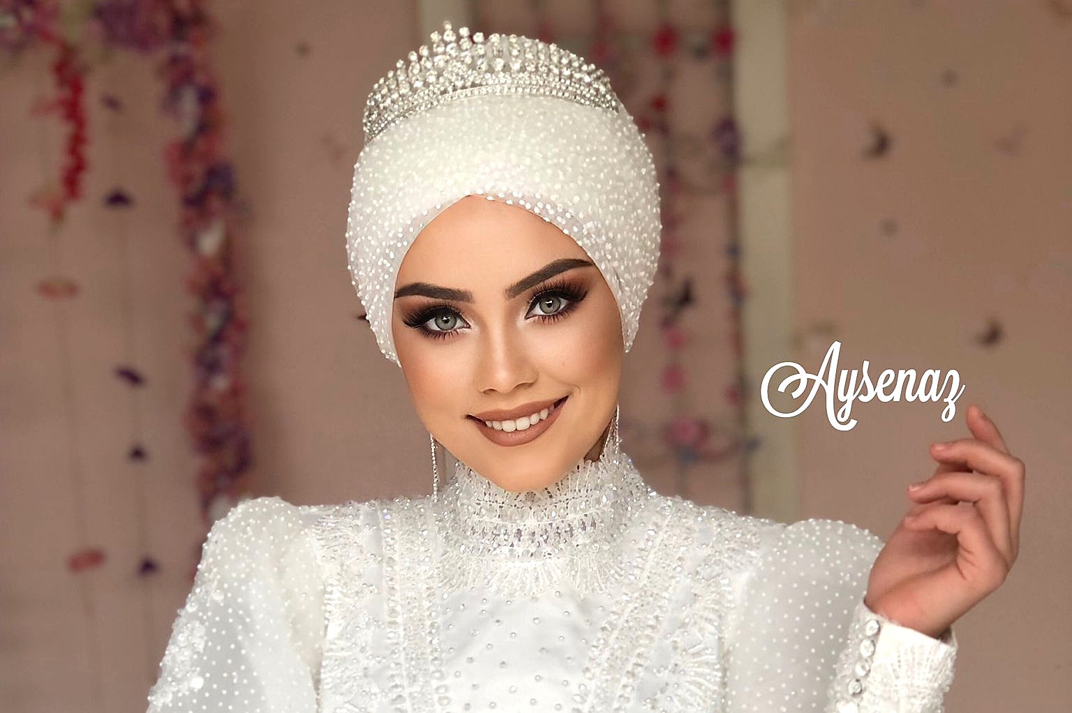 Tesettür Nişan Elbisesi