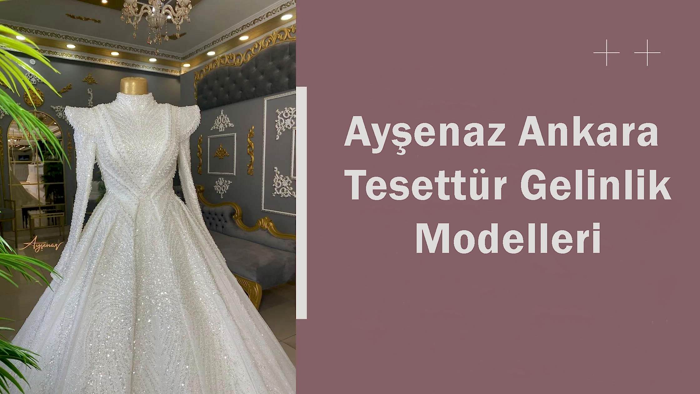 Ayşenaz Ankara Tesettür Gelinlik Modelleri