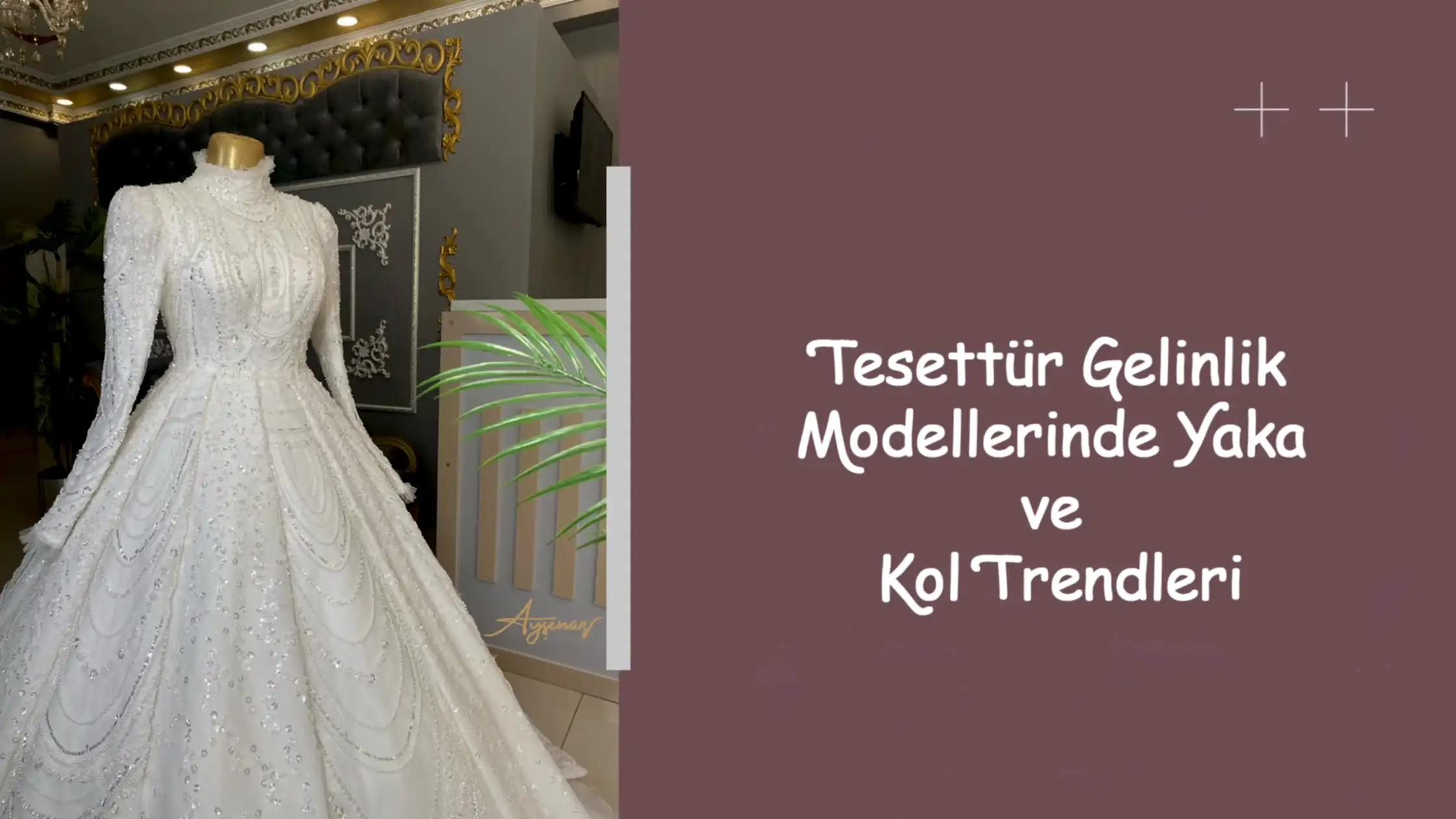 Tesettür Gelinlik Modellerinde Yaka ve Kol Trendleri