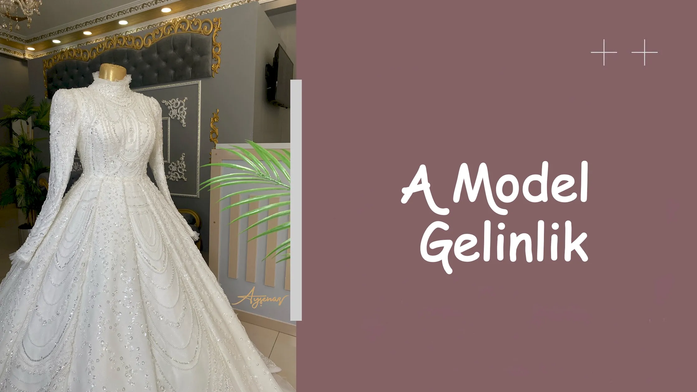 A Model Gelinlik