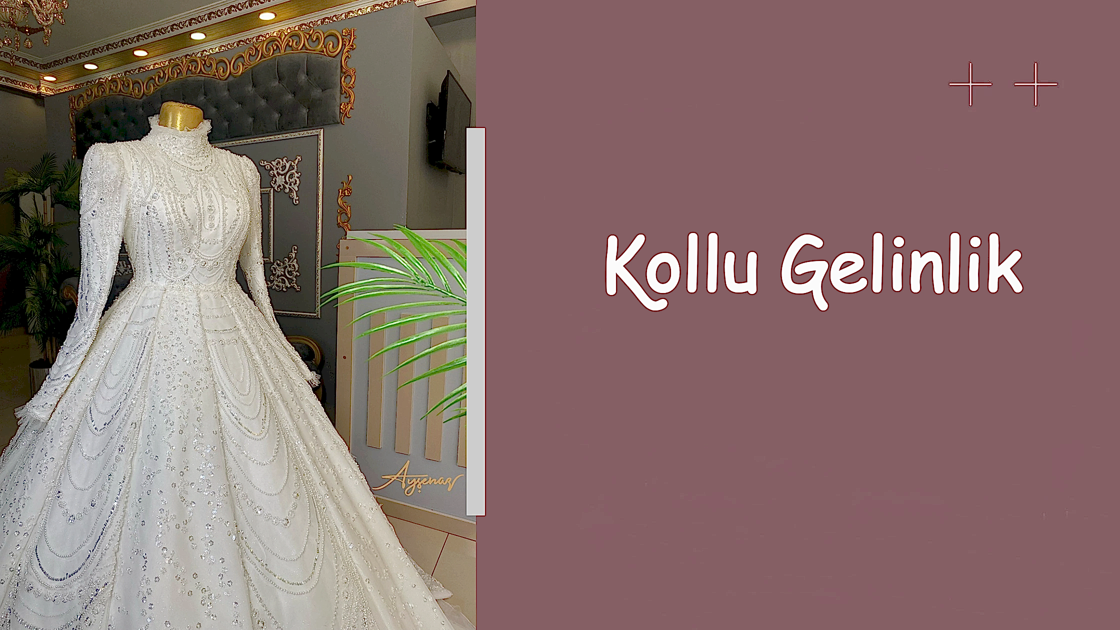 Kollu Gelinlik