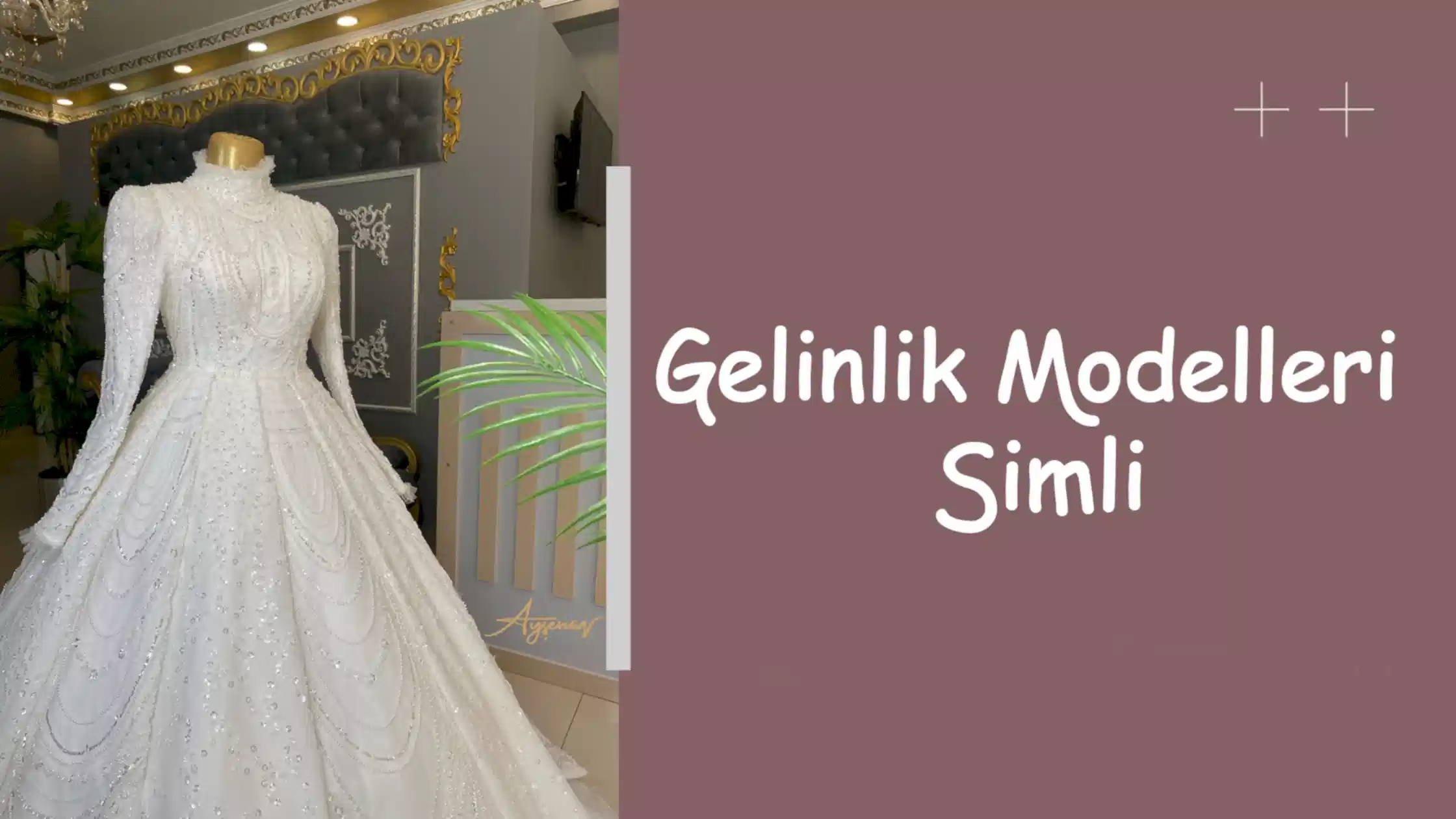Gelinlik Modelleri Simli