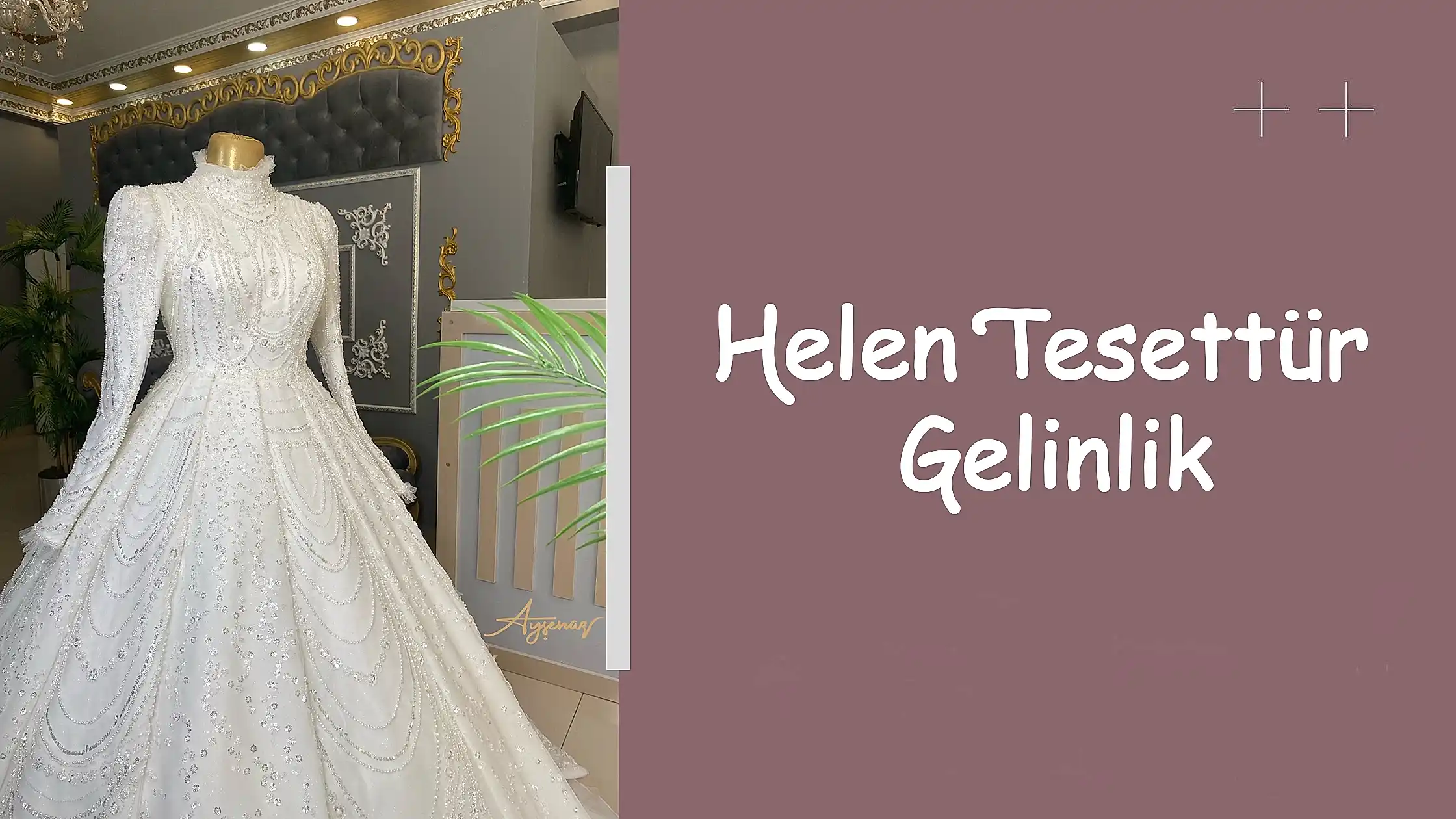 Helen Tesettür Gelinlik