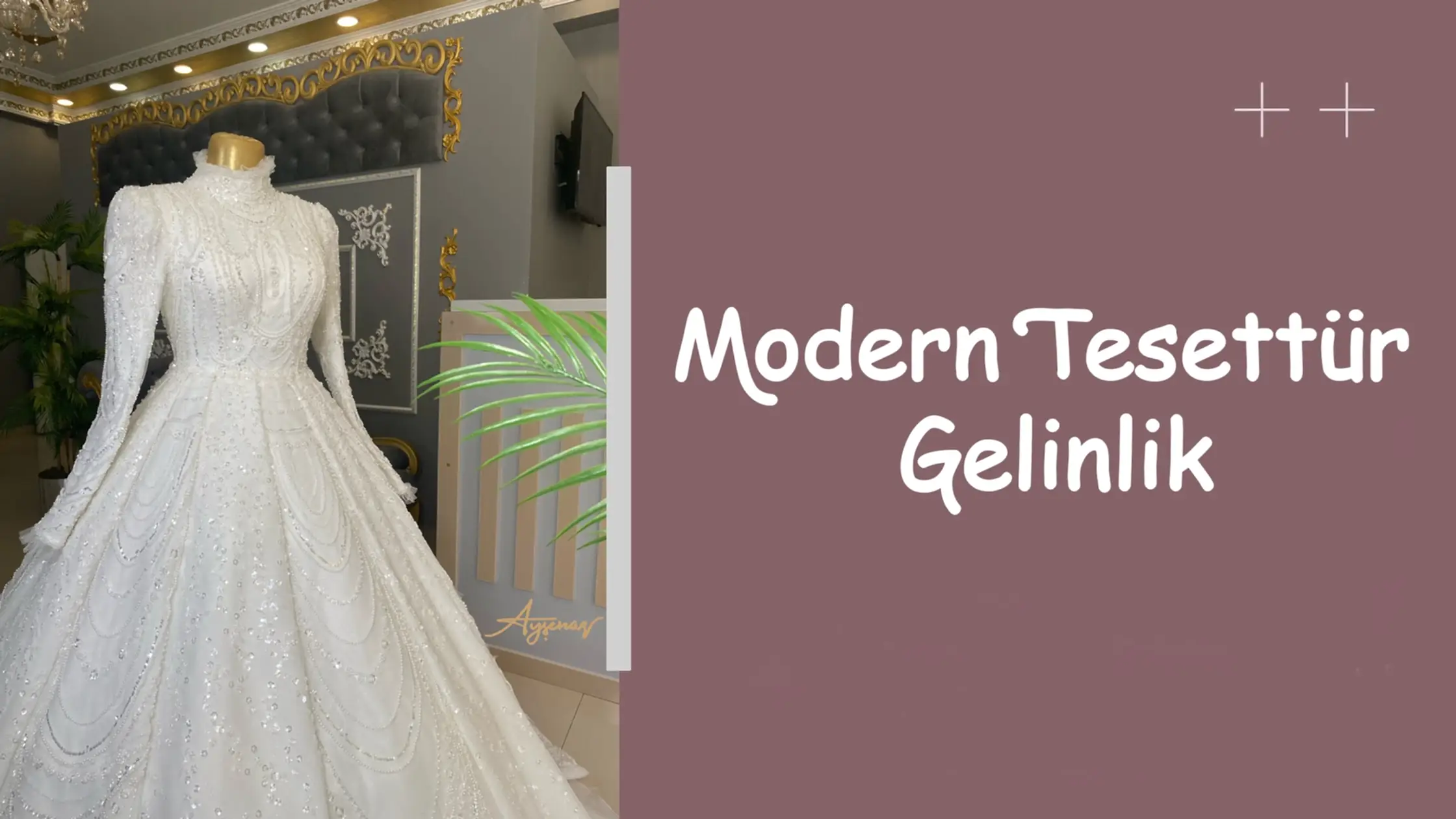 Modern Tesettür Gelinlik