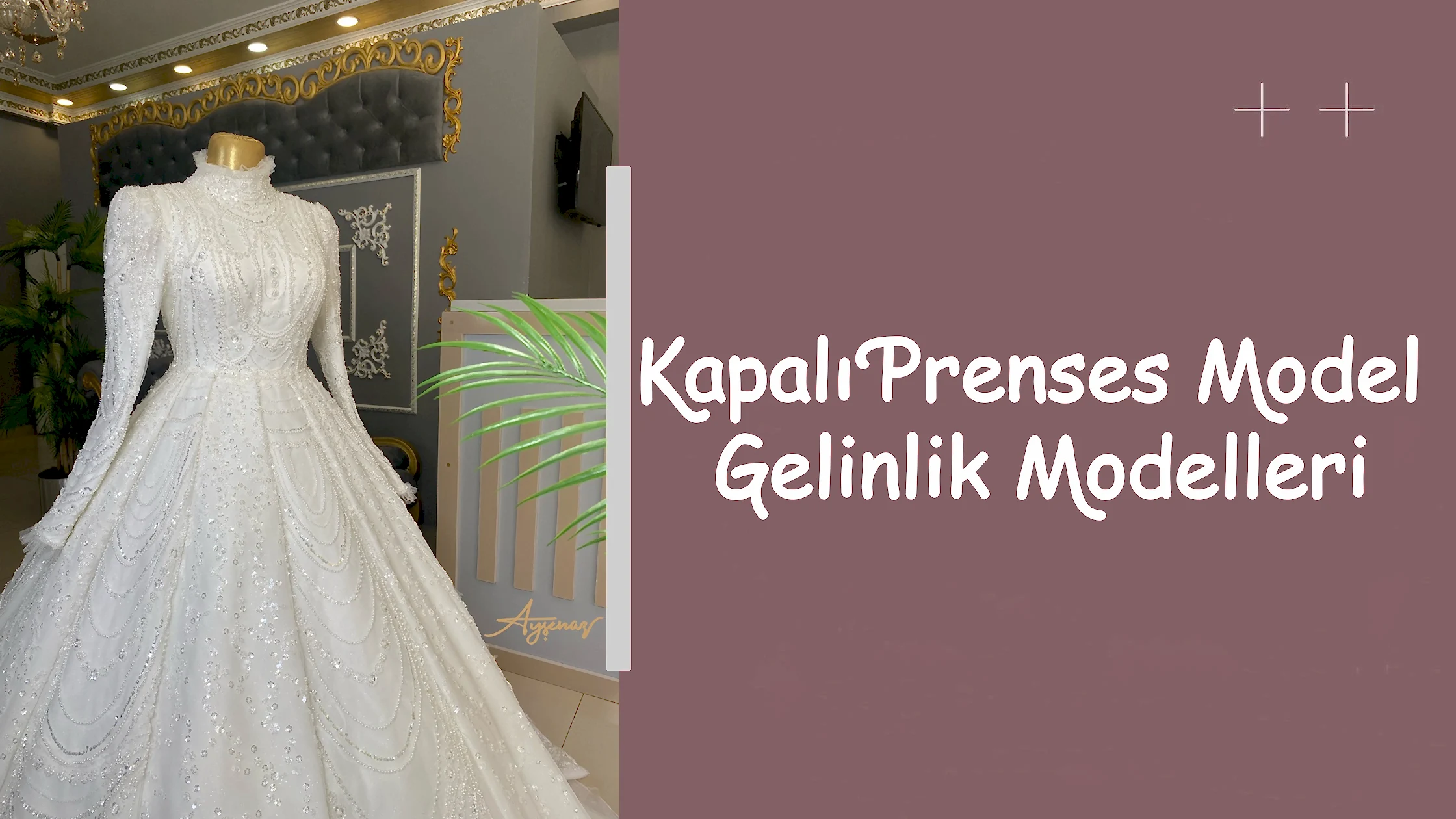 Kapalı Prenses Model Gelinlik Modelleri