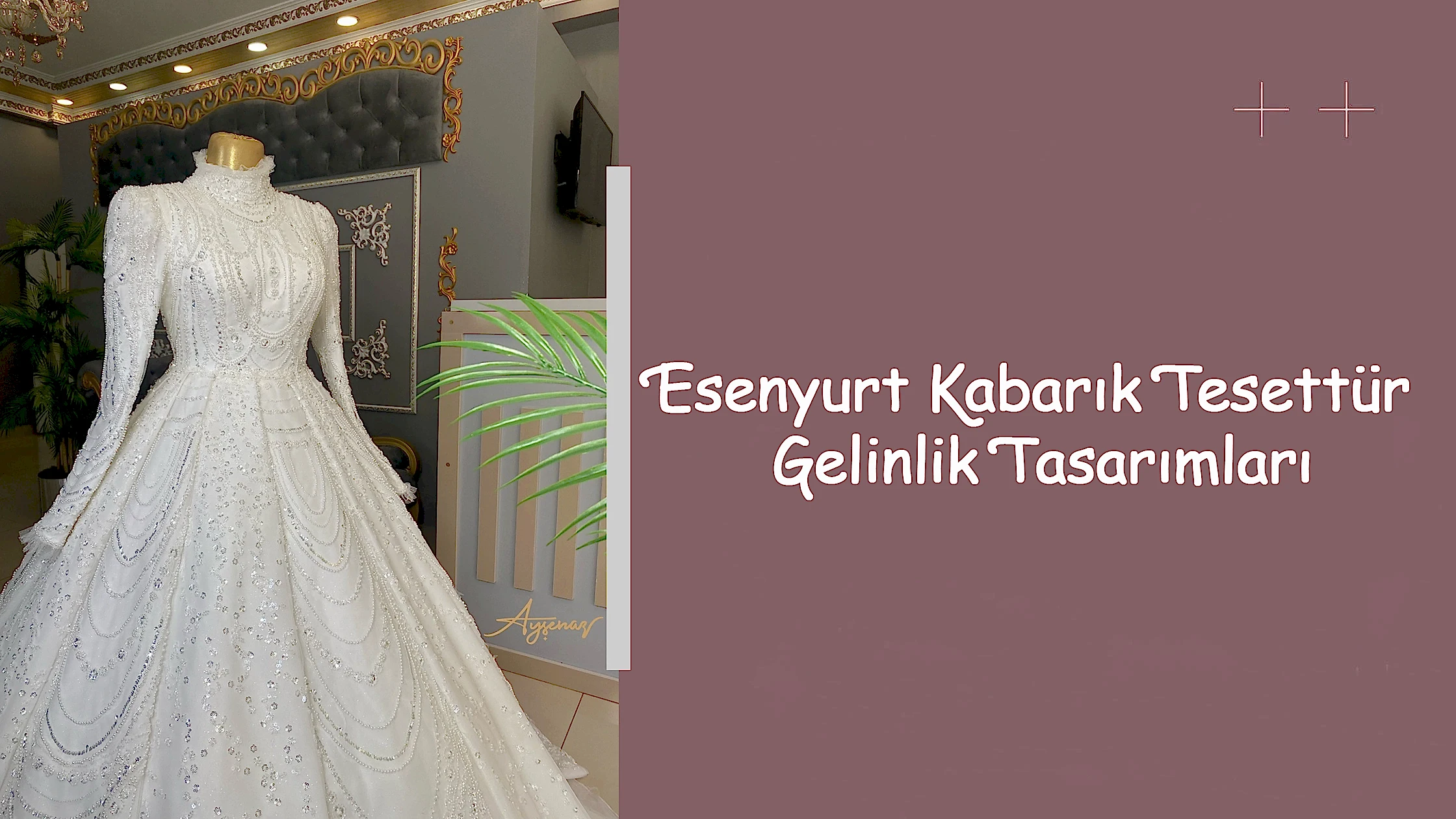 Esenyurt Kabarık Tesettür Gelinlik Tasarımları
