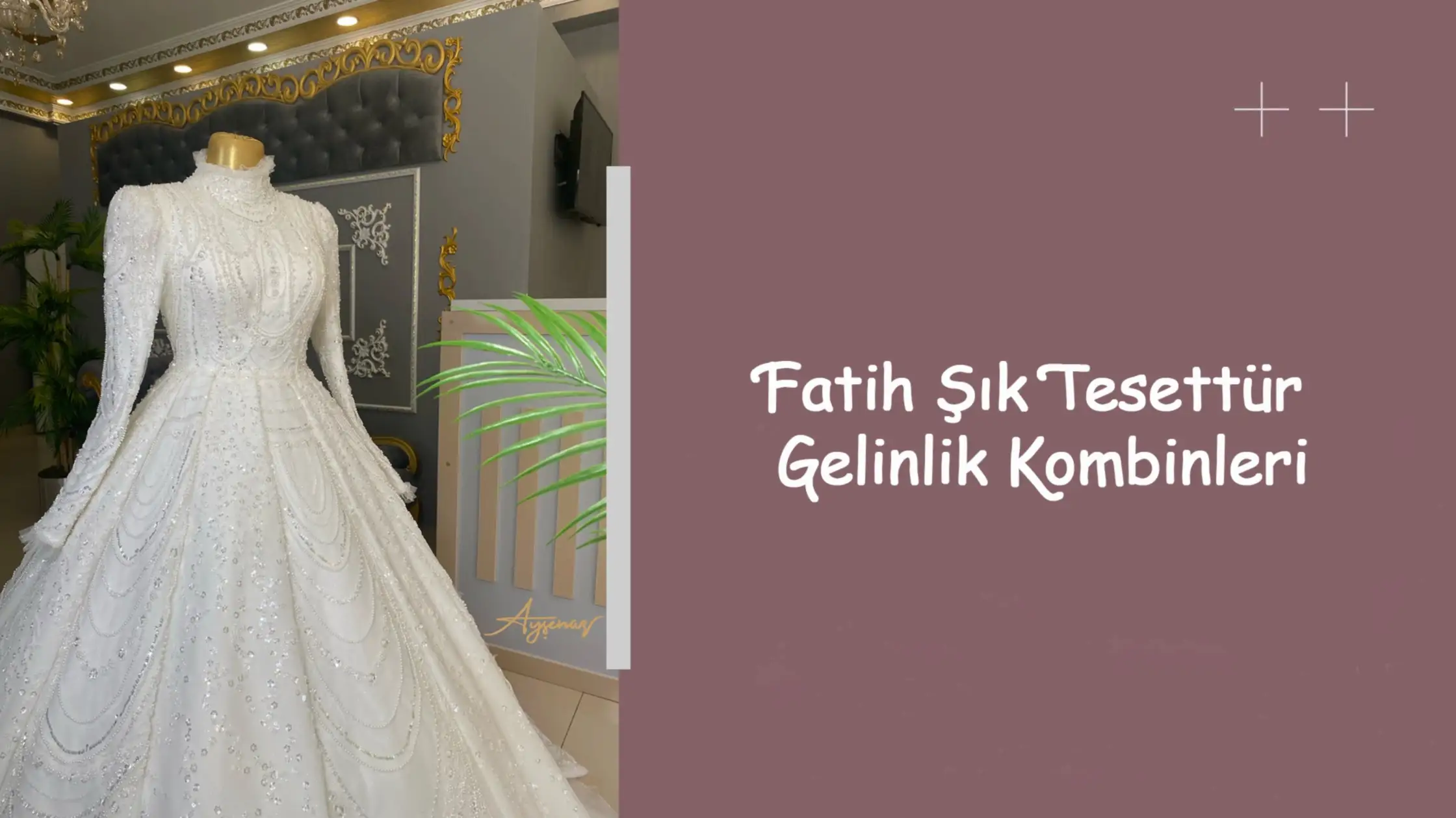 Fatih Şık Tesettür Gelinlik Kombinleri