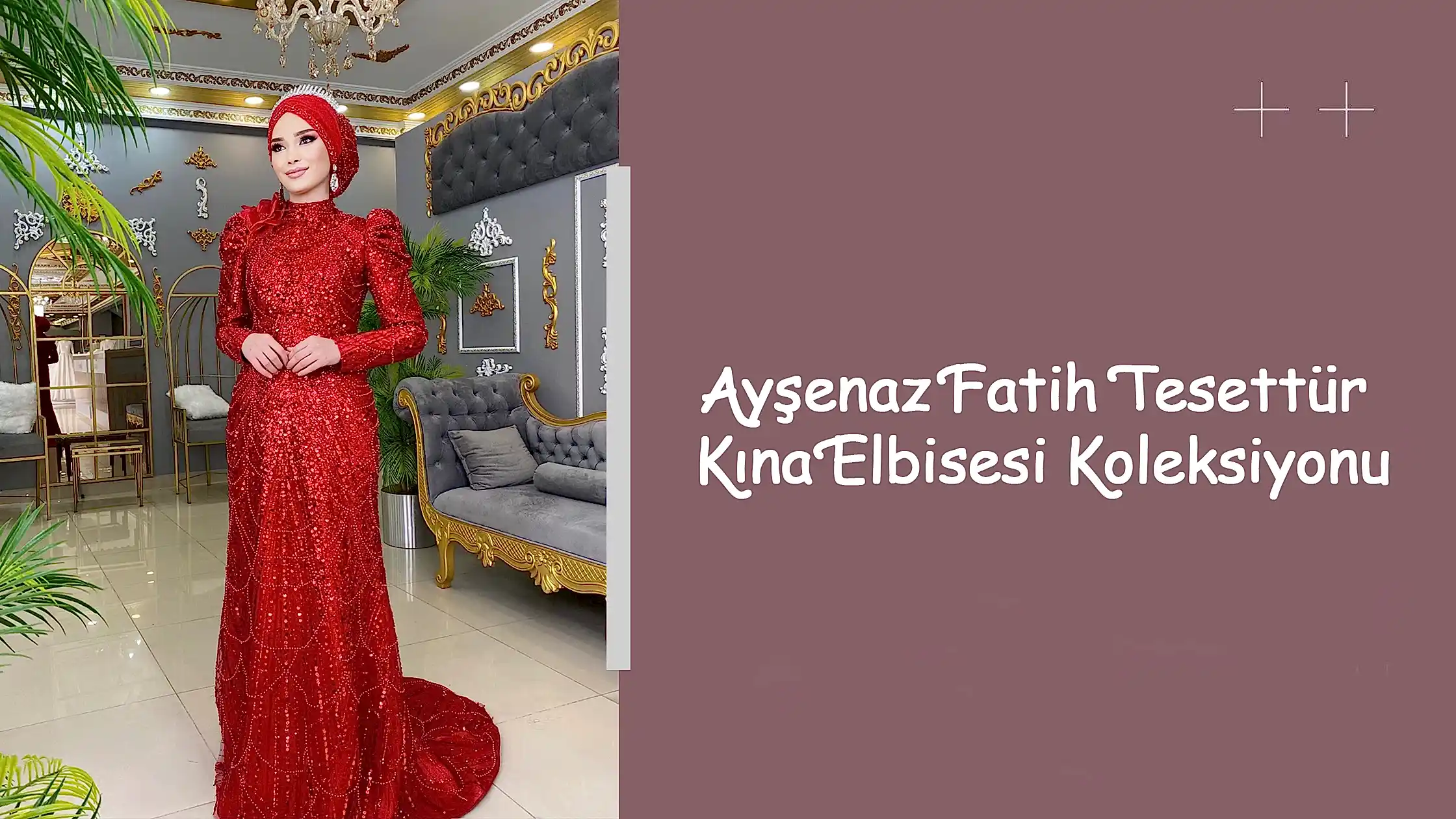 Ayşenaz Fatih Tesettür Kına Elbisesi Koleksiyonu
