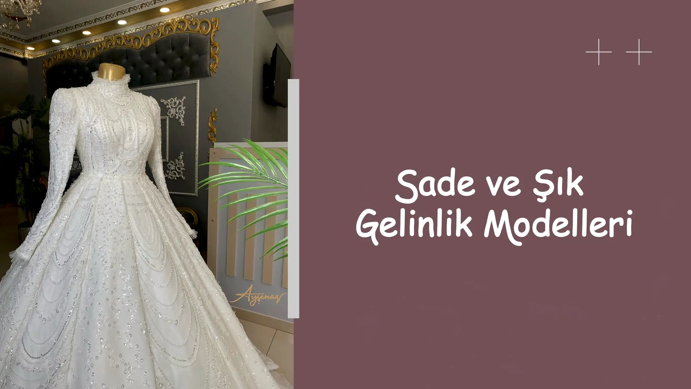 Sade ve Şık Gelinlik Modelleri
