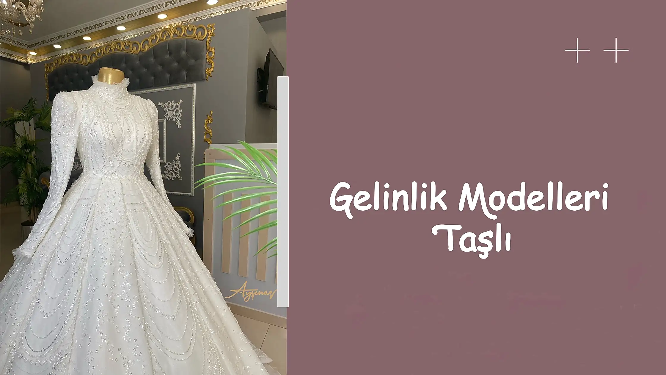 Gelinlik Modelleri Taşlı