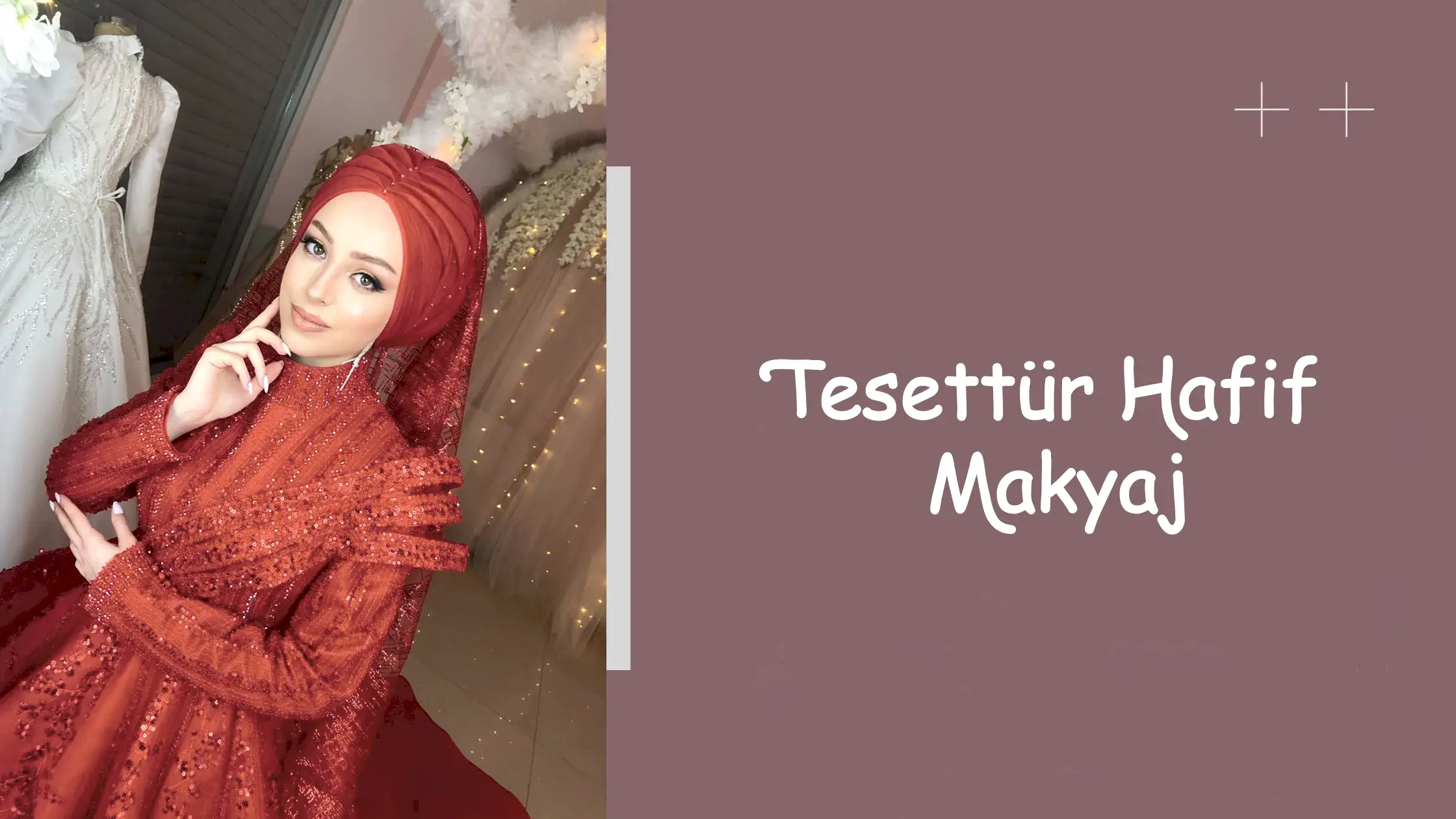 Tesettür Hafif Makyaj