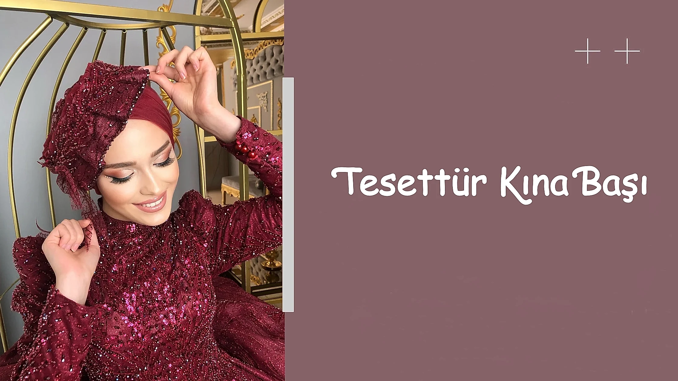 Tesettür Kına Başı