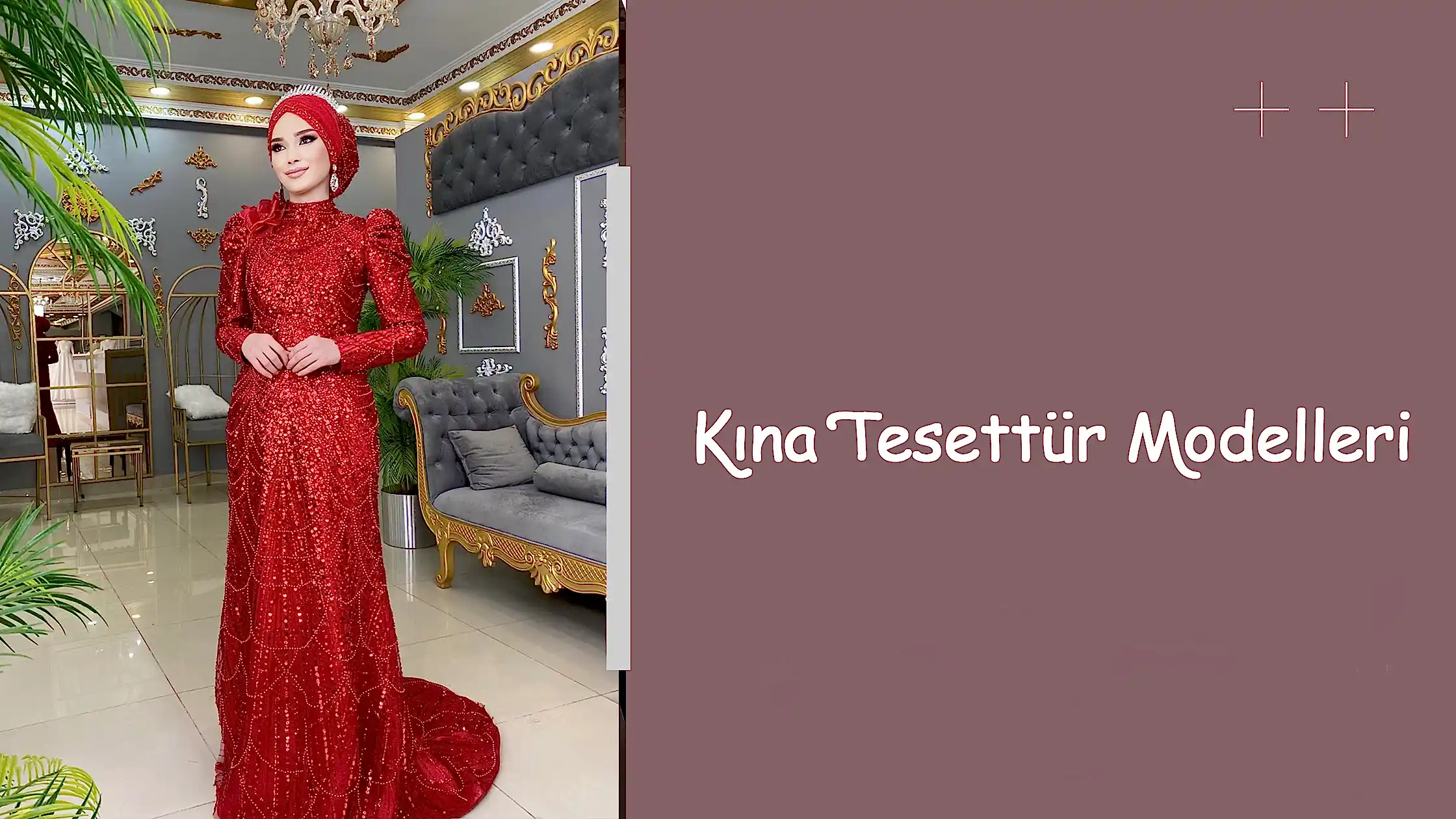 Kına Tesettür Modelleri