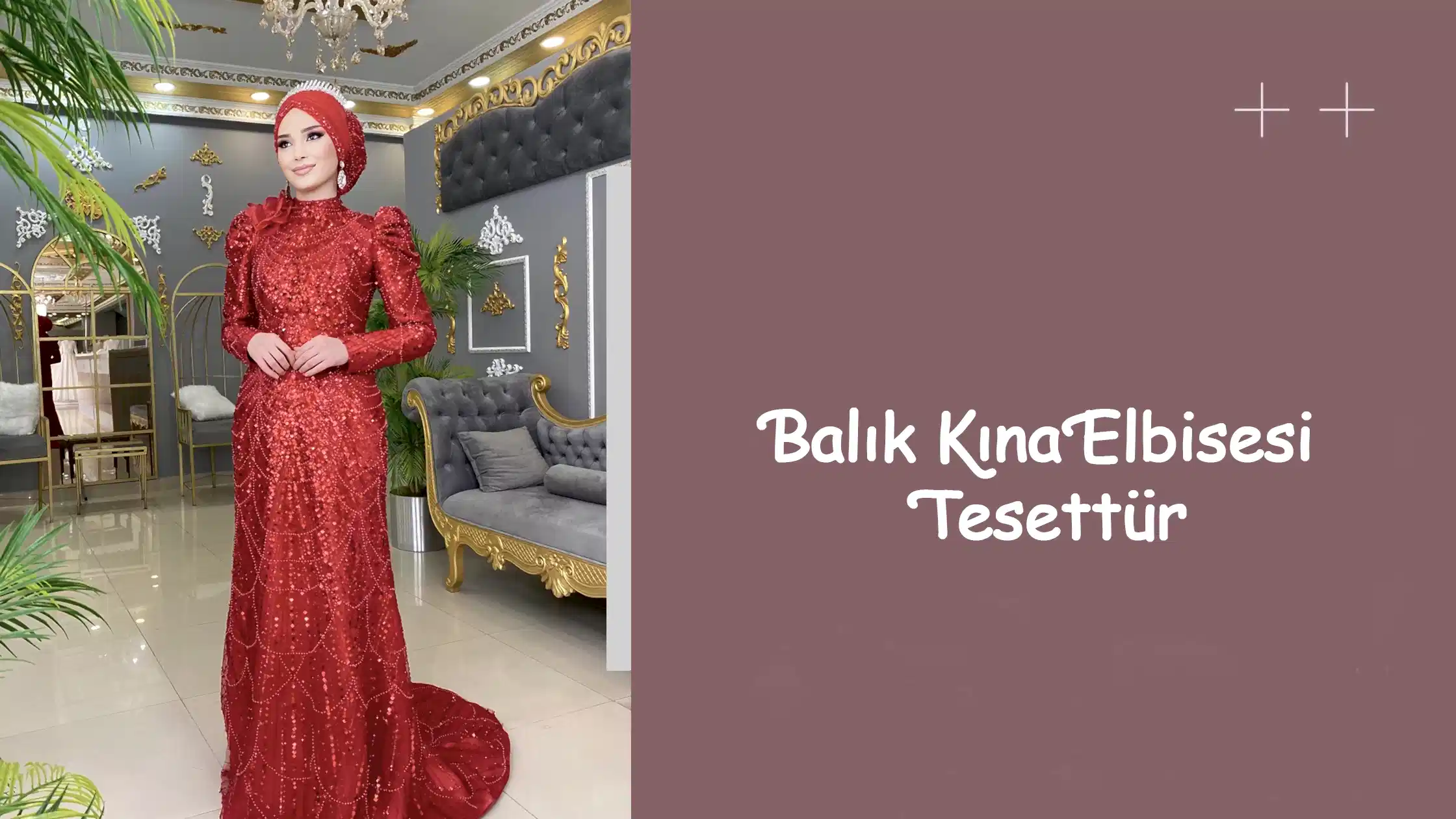 Balık Kına Elbisesi Tesettür