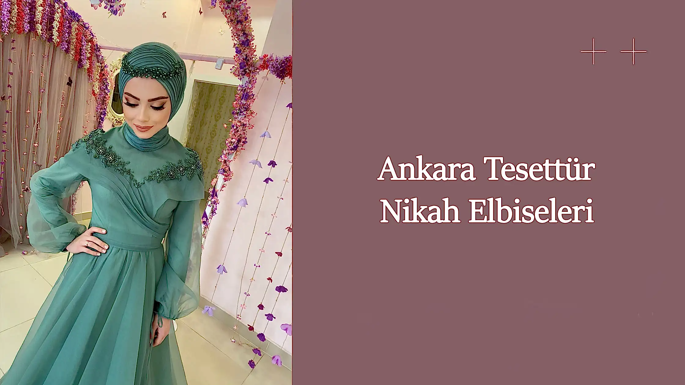 Ankara tesettür nikah elbiseleri