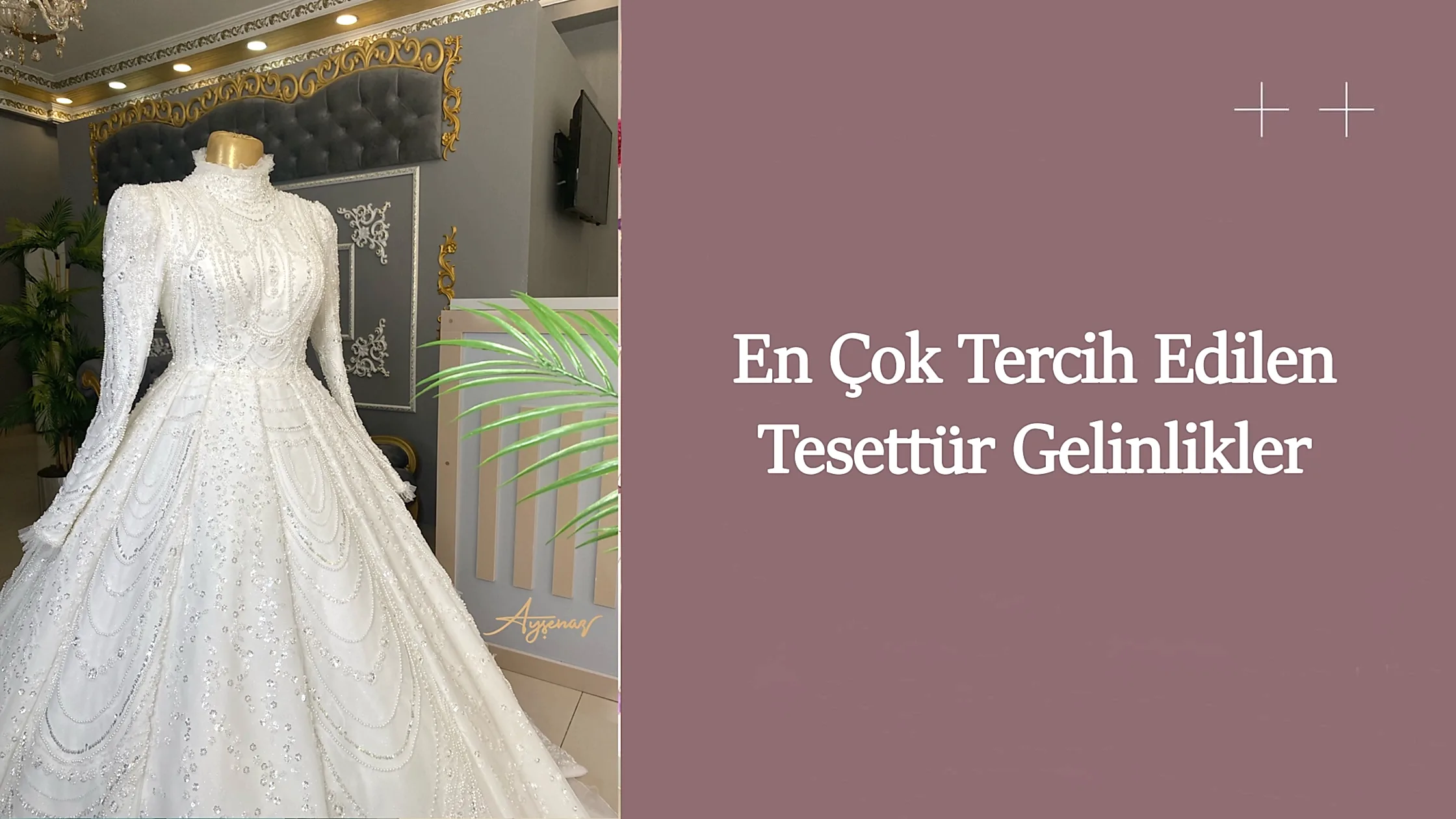 En çok tercih edilen tesettür gelinlikler