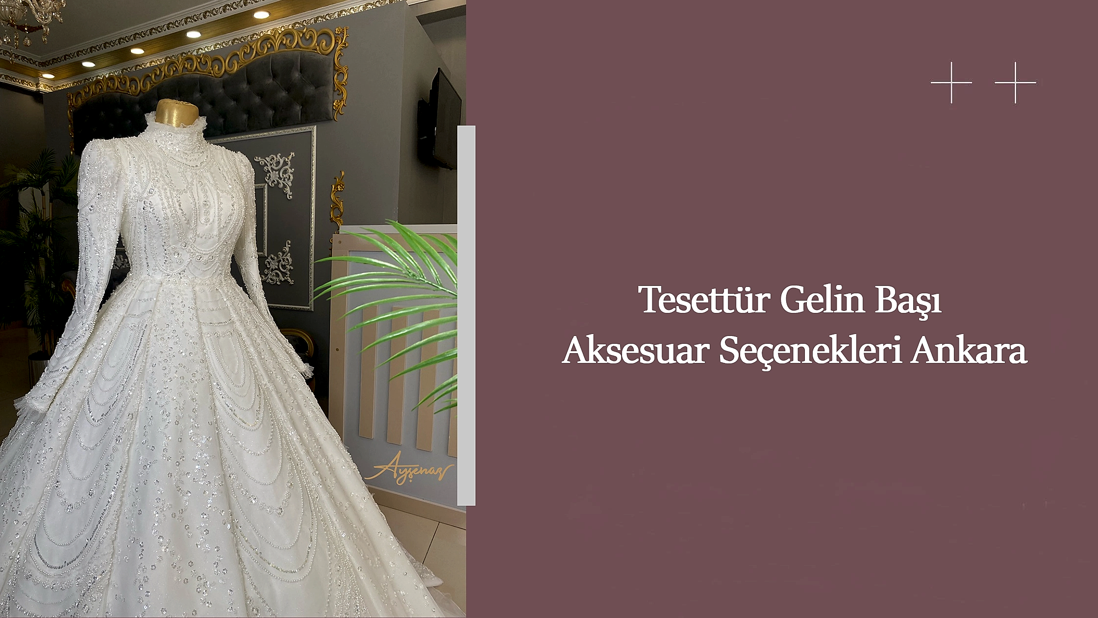 Tesettür Gelin Başı Aksesuar Seçenekleri Ankara