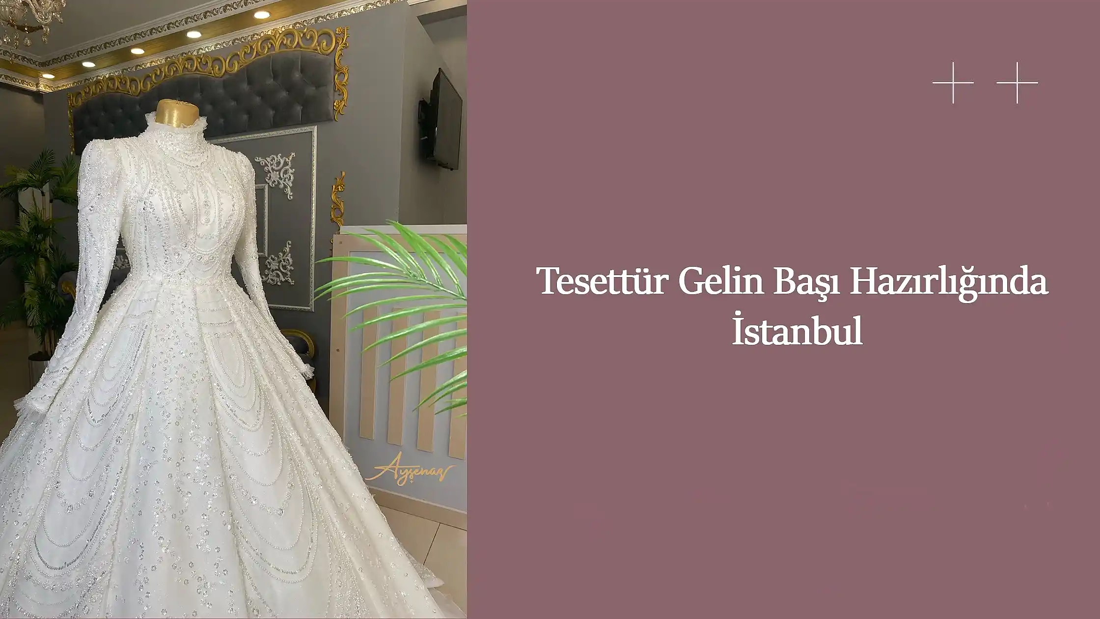 Tesettür Gelin Başı Hazırlığında İstanbul