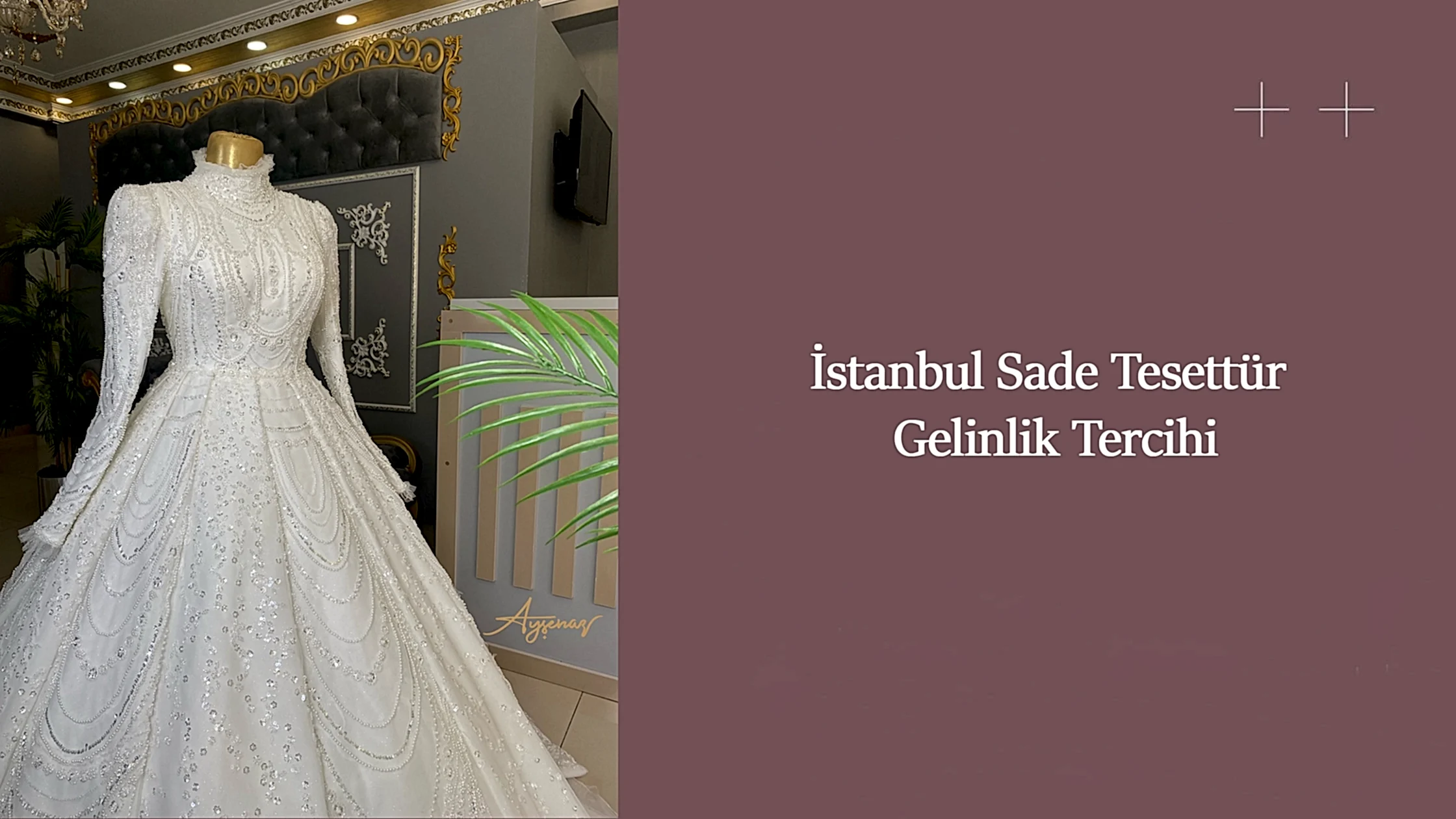 İstanbul Sade Tesettür Gelinlik Tercihi